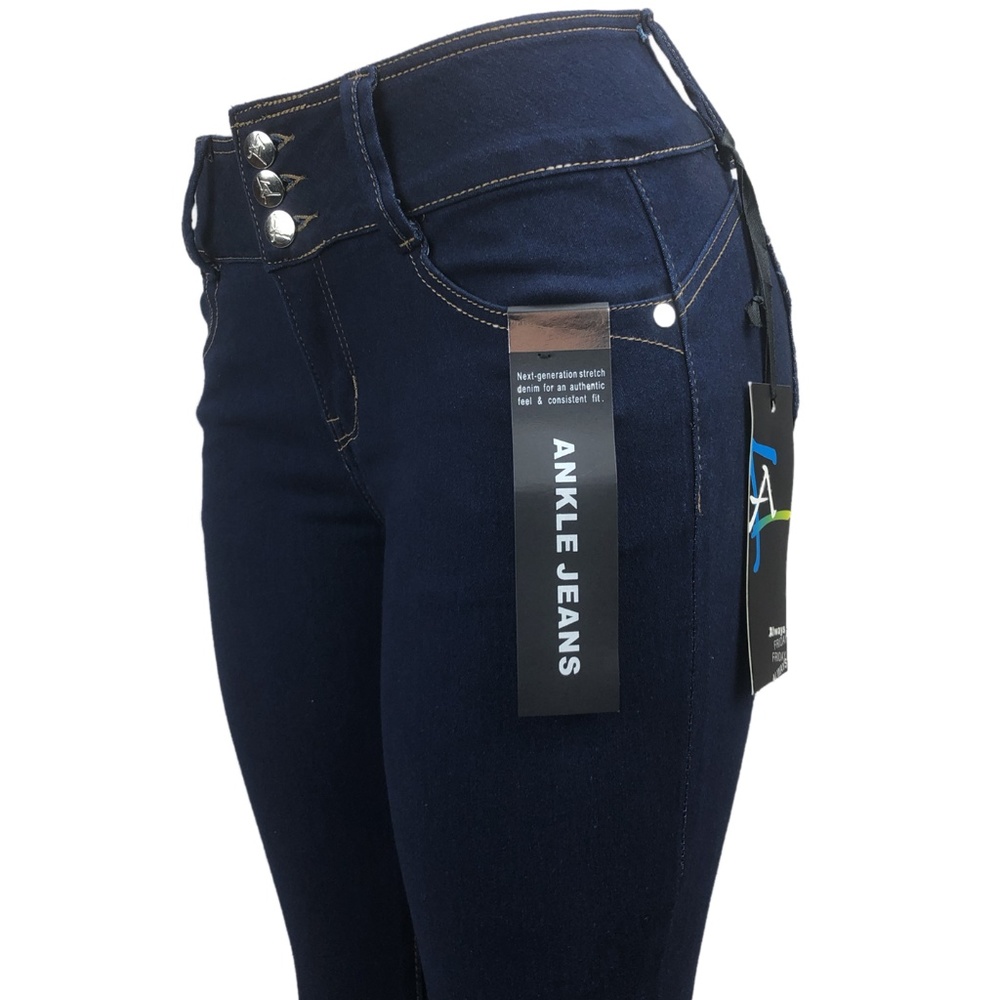 Women’s High Waist Curvy Skinny Ankle Jeans - Picture 4 of 4